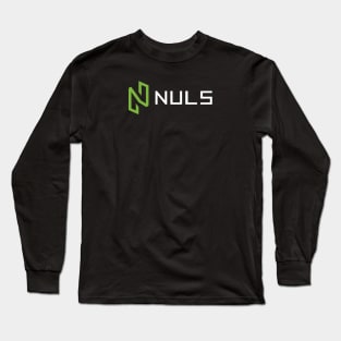 NULS Official "Centered" (White Text) Long Sleeve T-Shirt